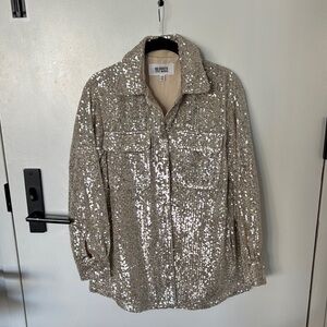 BB Dakota Silver Sequin Jacket